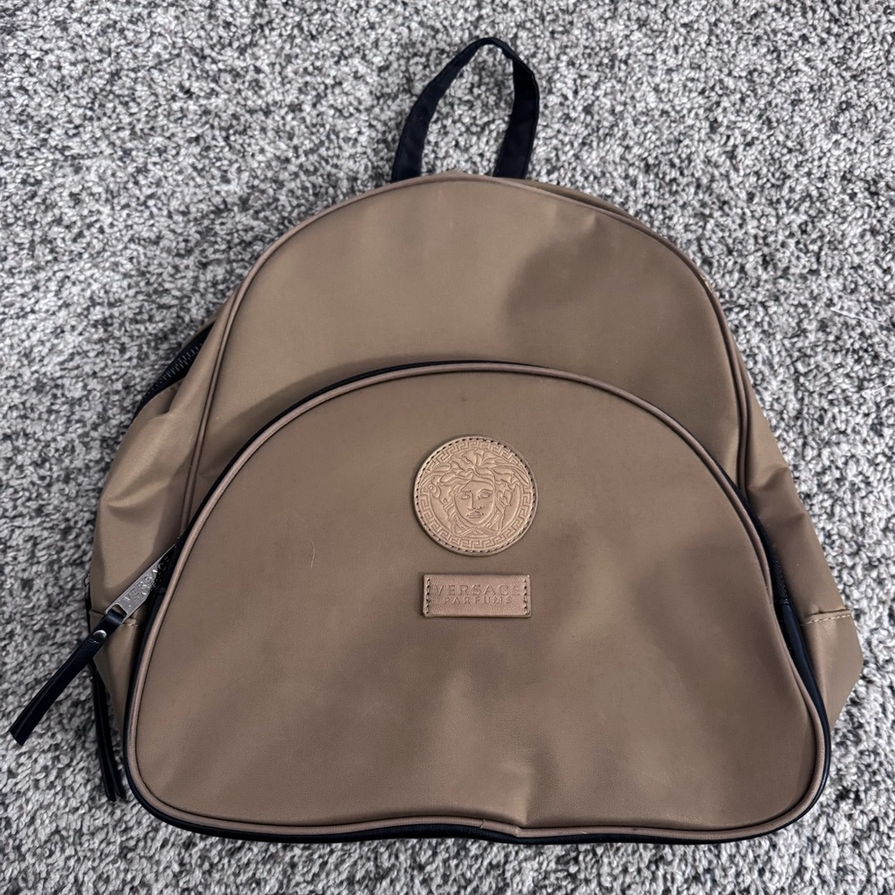 Versace Brown Unisex Backpack